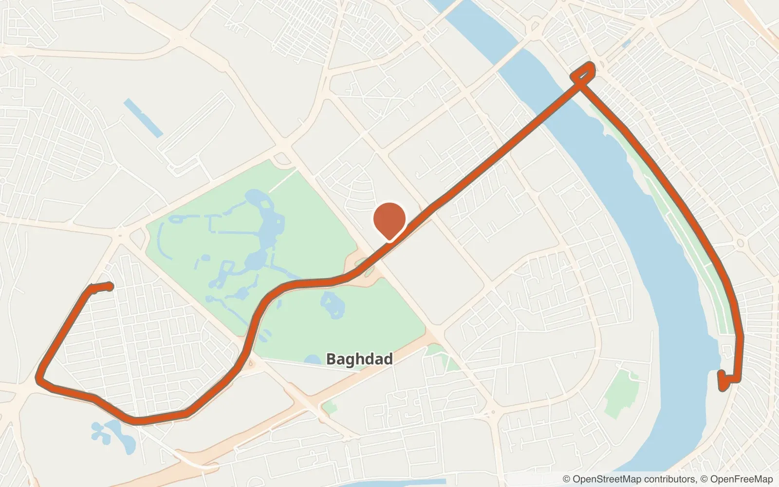 A route as an image